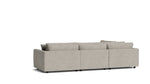 Soft Spot Seccional modular de 5 piezas, lado izquierdo, avena