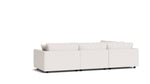 Soft Spot Seccional modular de 5 piezas, lado izquierdo, avena