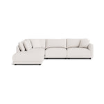 Soft Spot Seccional modular de 5 piezas, lado izquierdo, avena