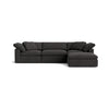 Movie Night™ Seccional Modular de 4 Piezas, Grande, Sombra Oscura