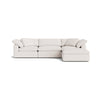 Movie Night™ Seccional modular de 4 piezas, grande, Nomad Snow