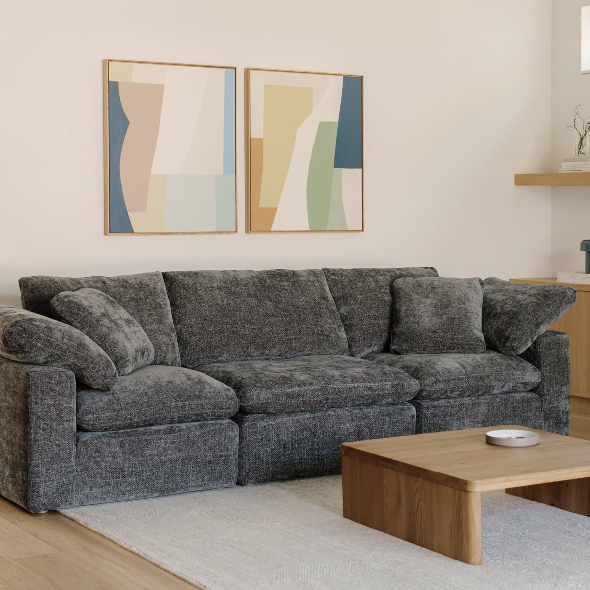 Movie Night™ Sofá modular de 3 piezas, Grande, Trufa