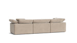 Movie Night™ Sofá modular de 3 piezas, grande, champán
