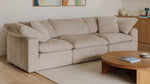 Movie Night™ Sofá modular de 3 piezas, grande, champán