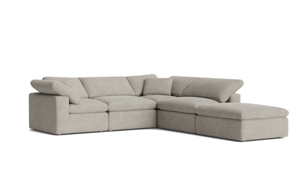 Movie Night™ Sofa modular de 5 piezas estándar color crema
