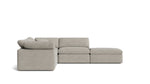 Movie Night™ Sofa modular de 5 piezas estándar color crema