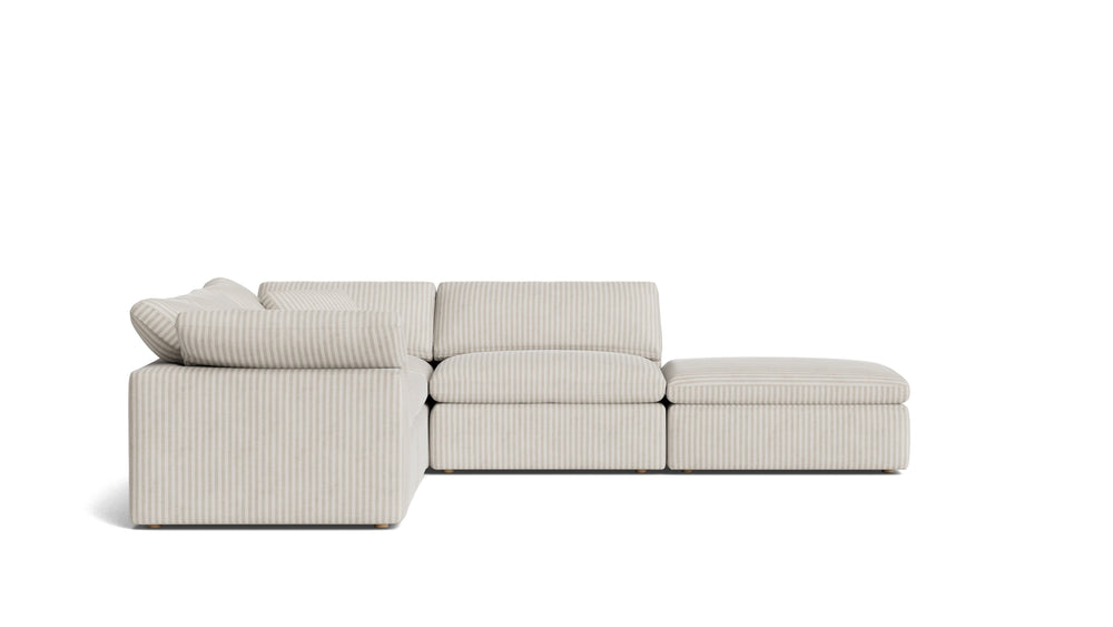 Movie Night™ Sofa modular de 5 piezas estándar color crema