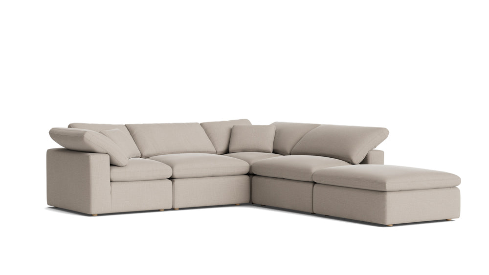 Movie Night™ Sofa modular de 5 piezas estándar color crema