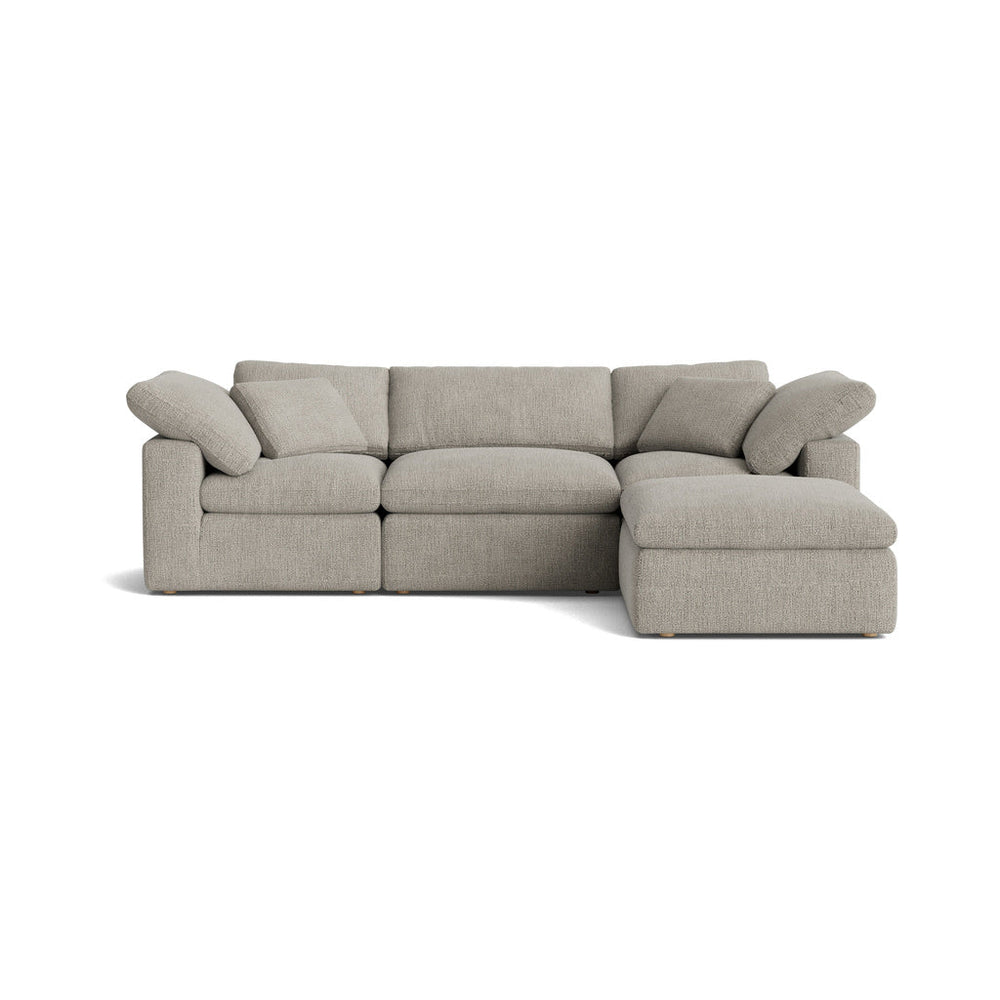 Movie Night™ Sofá modular de 4 piezas estándar color crema