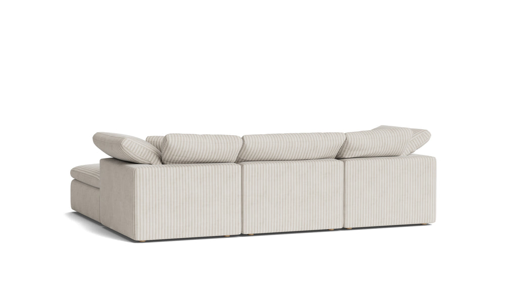 Movie Night™ Sofá modular de 4 piezas estándar color crema
