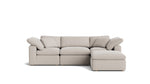 Movie Night™ Sofá modular de 4 piezas estándar color crema