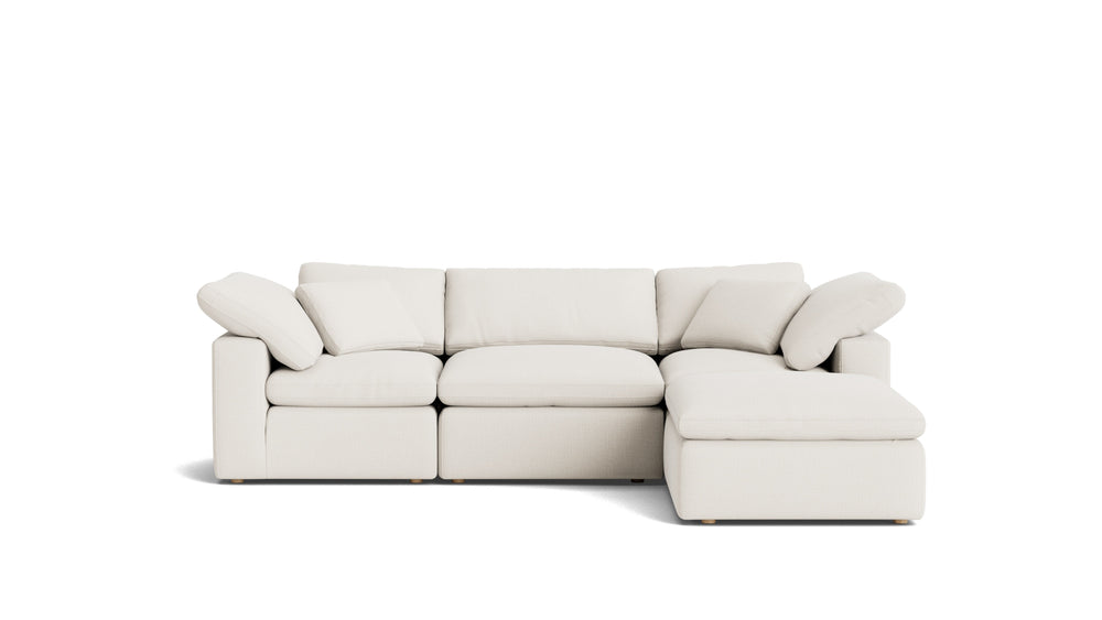 Movie Night™ Sofá modular de 4 piezas estándar color crema