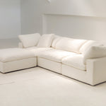 Movie Night™ Sofá modular de 4 piezas estándar color crema