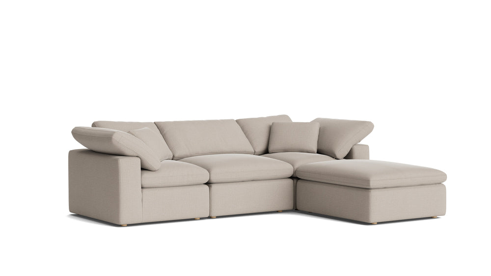 Movie Night™ Sofa modular de 4 piezas estándar color beige