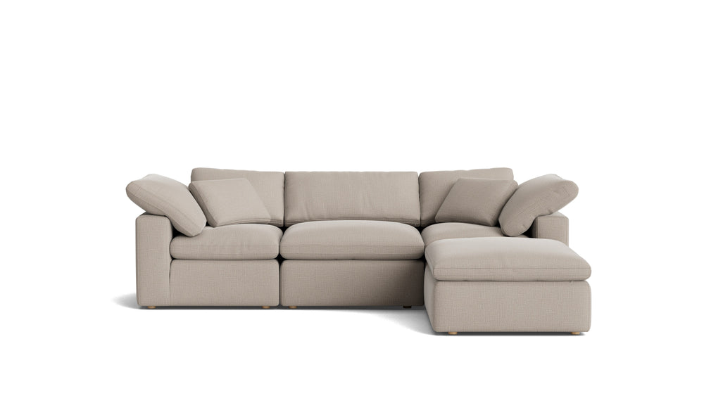 Movie Night™ Sofa modular de 4 piezas estándar color beige