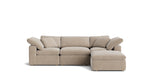 Movie Night™ Sofá modular de 4 piezas estándar color crema
