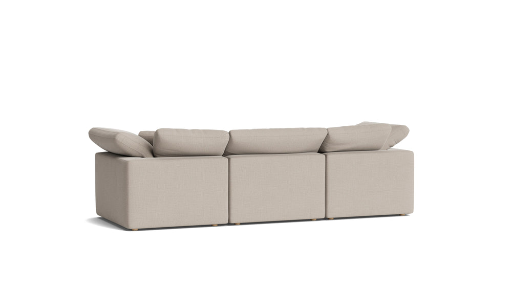 Movie Night™ Sofá seccional modular estándar de 3 piezas, color beige claro