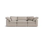Movie Night™ Sofá seccional modular estándar de 3 piezas, color beige claro