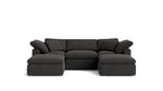 Movie Night™ seccional modular en U de 5 piezas, estándar, trufa