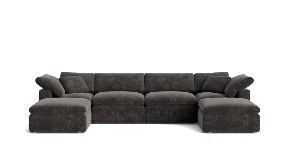 Movie Night™ Seccional modular en U de 6 piezas, estándar, Cove