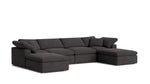 Movie Night™ Seccional modular en U de 6 piezas, estándar, Cove