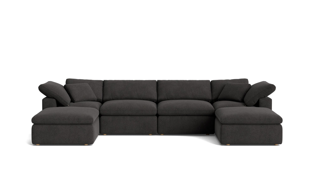 Movie Night™ Seccional modular en U de 6 piezas, estándar, Cove