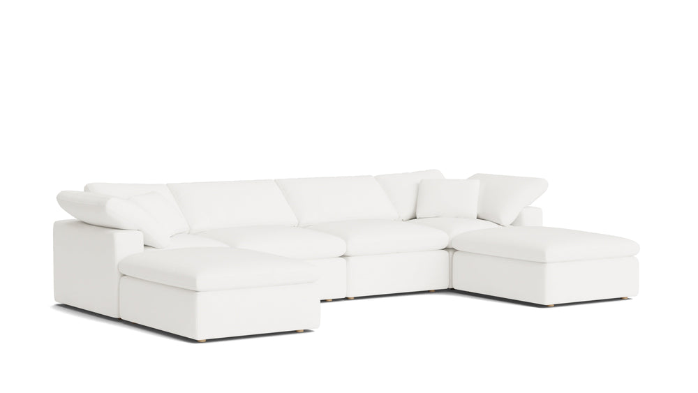Movie Night™ Seccional modular en U de 6 piezas, estándar, Cove