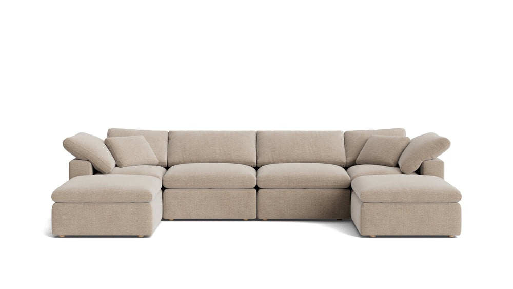 Movie Night™ Seccional modular en U de 6 piezas, estándar, Cove