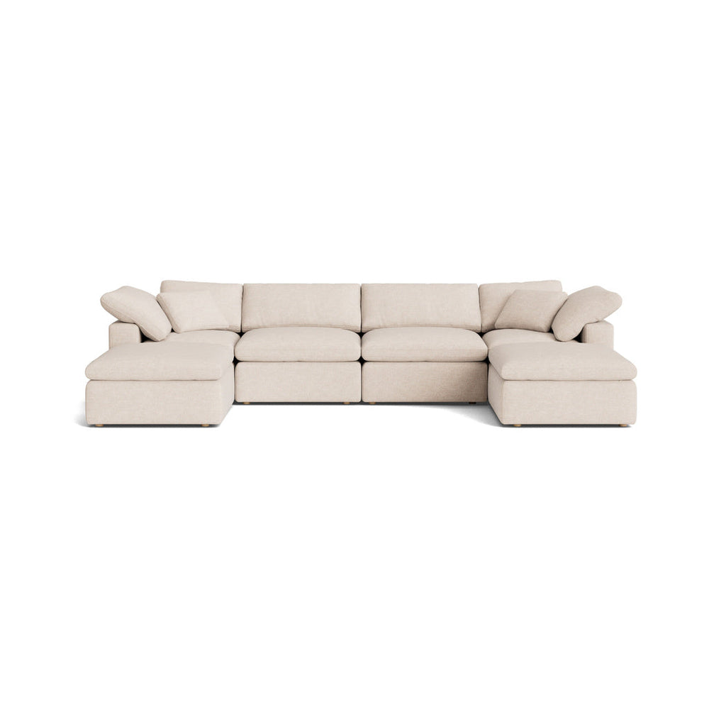 Movie Night™ Seccional modular en U de 6 piezas, estándar, Cove