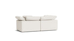 Movie Night™ Sofá modular de 2 piezas, grande, lino color crema