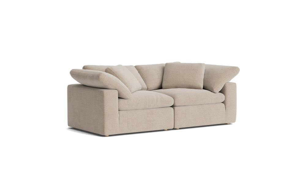 Movie Night™ Sofá modular de 2 piezas, grande, champán