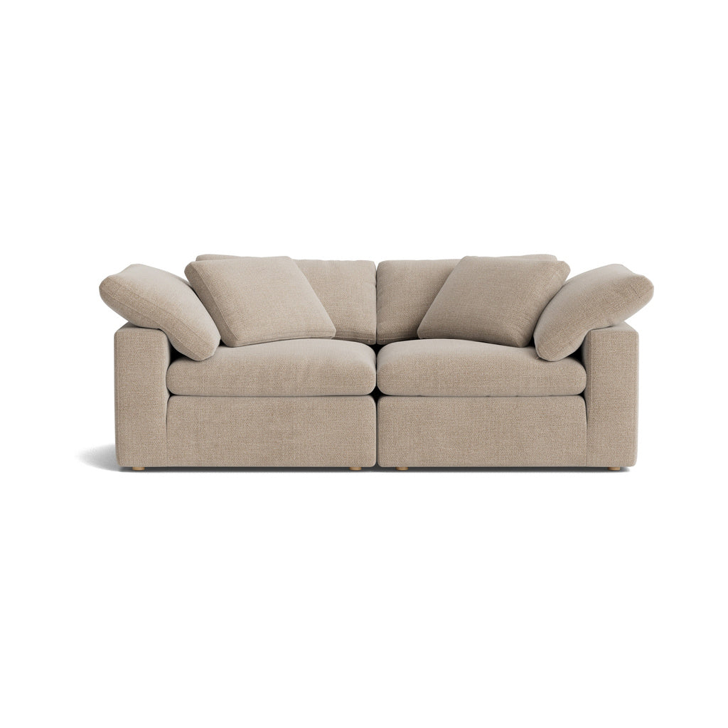 Movie Night™ Sofá modular de 2 piezas, grande, champán