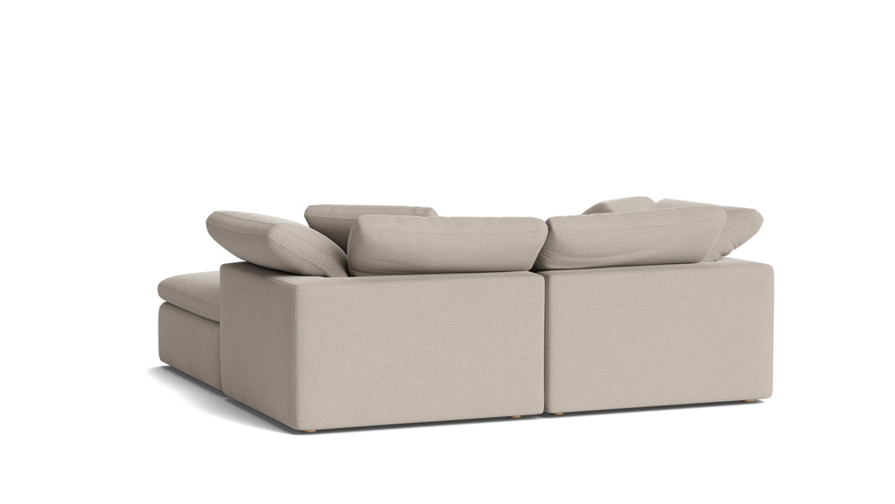 Movie Night™ seccional modular de 3 piezas, grande, piedra clara
