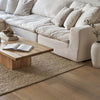 Movie Night™ Seccional modular de 4 piezas, cerrado, grande, lino crema