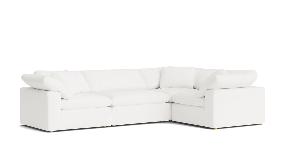 Movie Night™ Seccional modular de 4 piezas, cerrado, grande, Brie