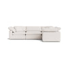 Movie Night™ Seccional modular cerrado de 4 piezas, grande, Nomad Snow