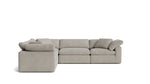 Movie Night™ seccional modular cerrado de 5 piezas, grande, Brie