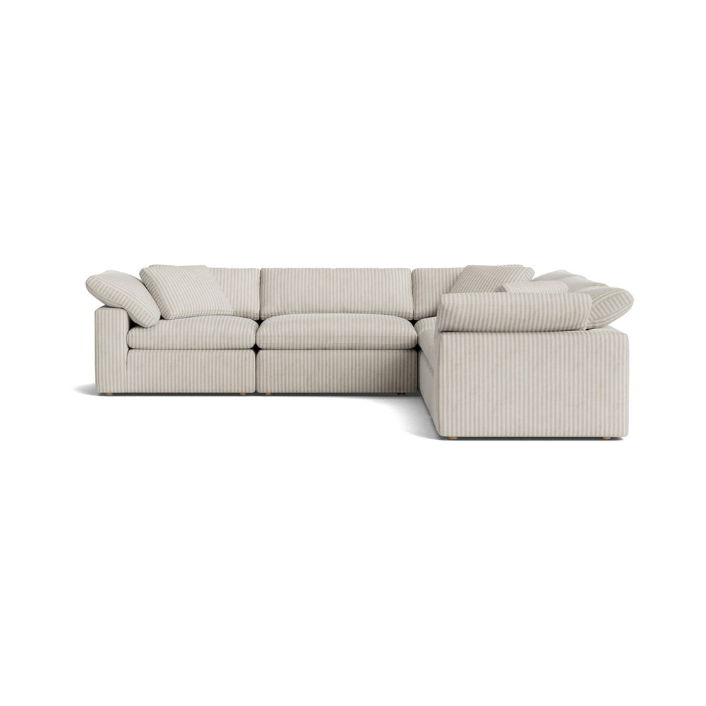 Movie Night™ seccional modular cerrado de 5 piezas, grande, Brie