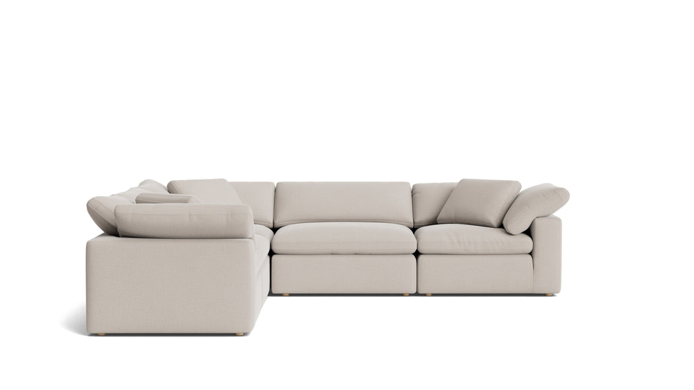 Movie Night™ seccional modular cerrado de 5 piezas, grande, Brie