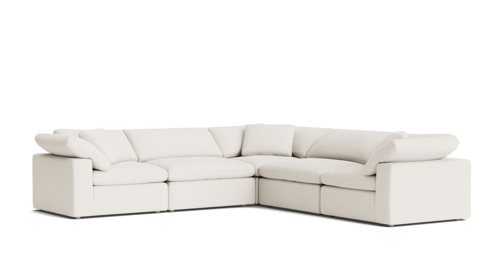 Movie Night™ seccional modular cerrado de 5 piezas, grande, Brie