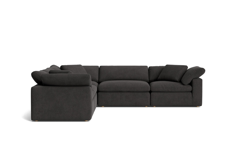 Movie Night™ seccional modular de 5 piezas, cerrado, grande, Dark Shadow
