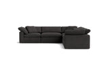 Movie Night™ seccional modular de 5 piezas, cerrado, grande, Dark Shadow
