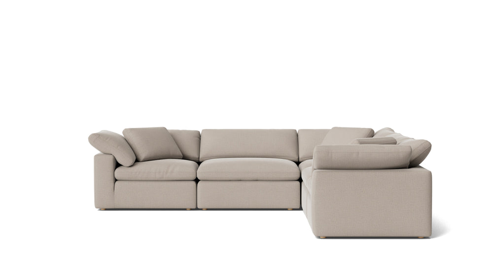 Movie Night™ seccional modular cerrado de 5 piezas, grande, Brie