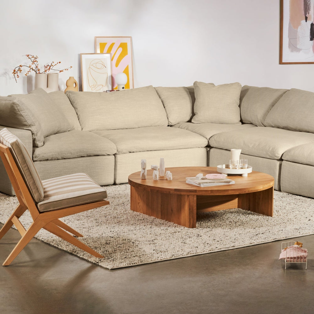 Movie Night™ seccional modular cerrado de 5 piezas, grande, Brie