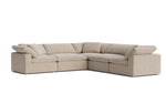 Movie Night™ seccional modular cerrado de 5 piezas, grande, Brie