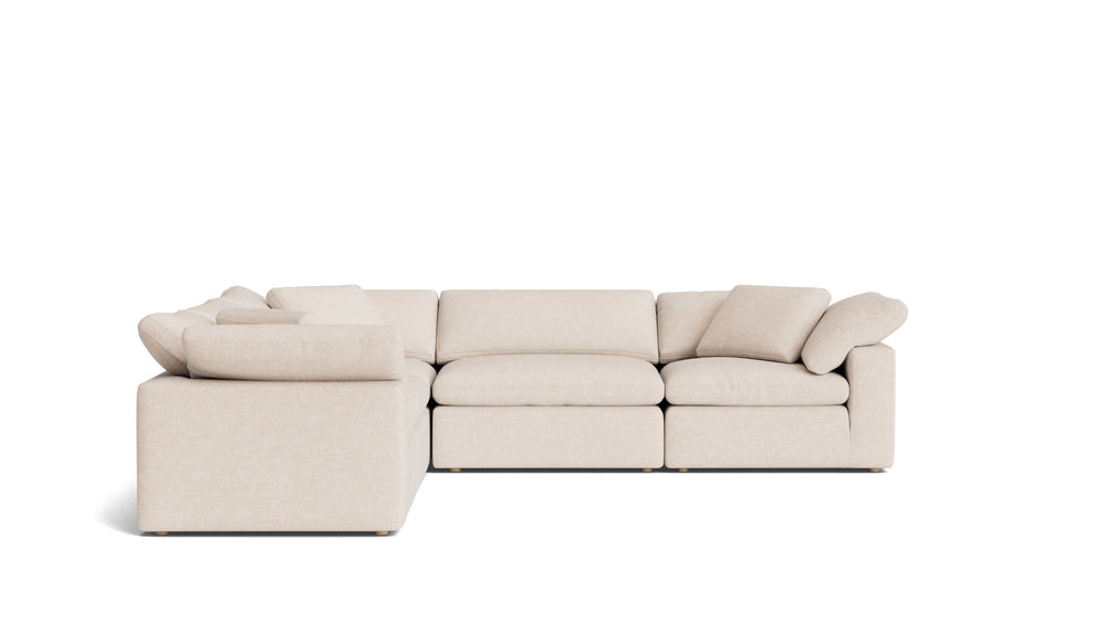 Movie Night™ seccional modular cerrado de 5 piezas, grande, Brie