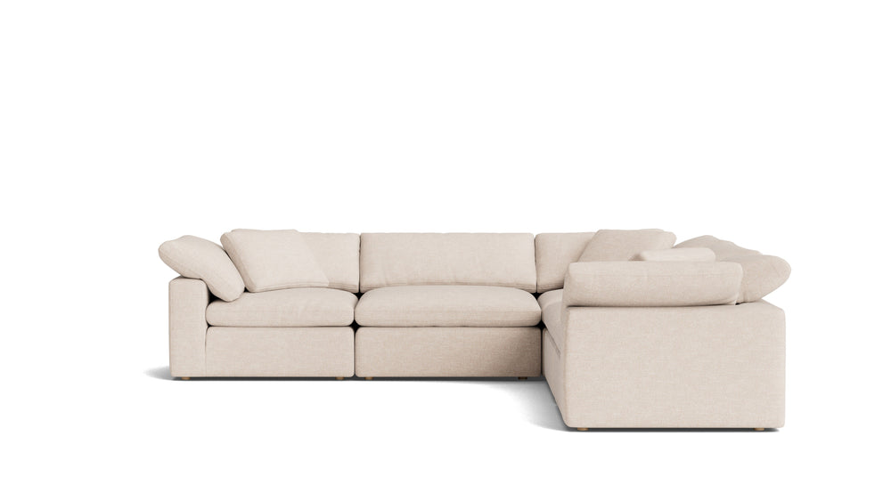 Movie Night™ seccional modular cerrado de 5 piezas, grande, Brie