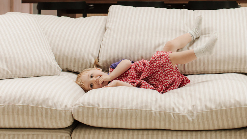 Movie Night™ Seccional modular en U de 5 piezas, grande, arcilla