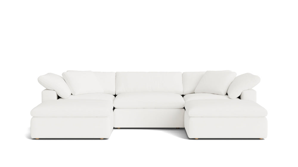 Movie Night™ Seccional modular en forma de U de 5 piezas, grande, Brie