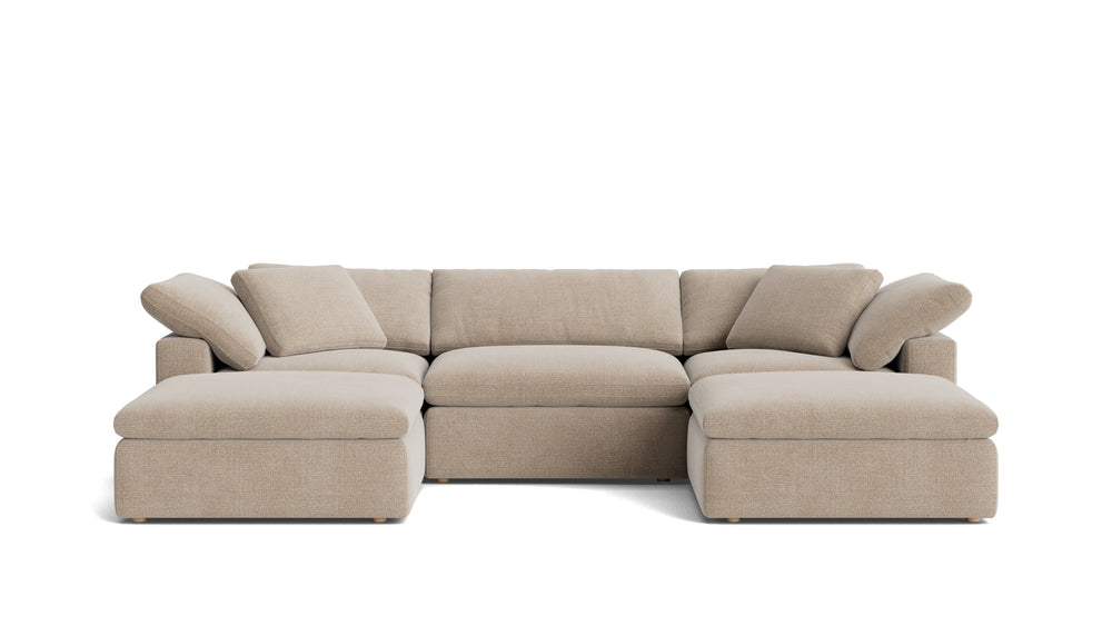 Movie Night™ Seccional modular en U de 5 piezas, grande, champán